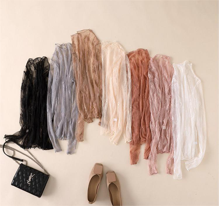 Lace Mesh Top: Coffee / Missy / L