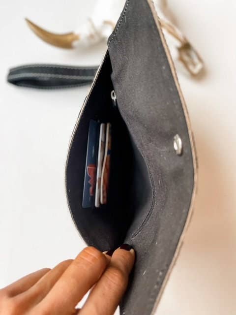 Cowhide Wristlet Wallet Western Genuine HairOn Cowhide Bag: PINK + SILVER SPECS