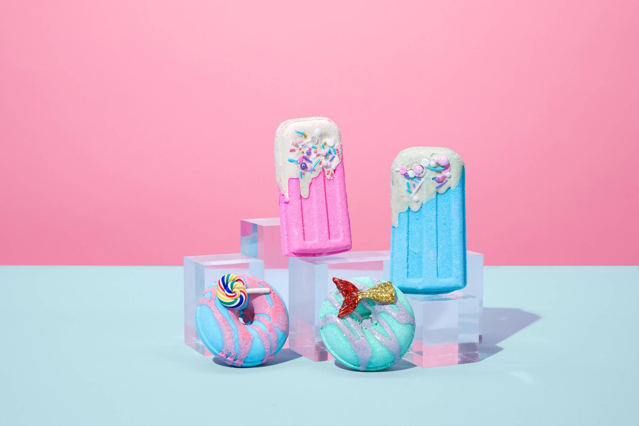 Pink Popsicle Prize Inside Bath Bomb