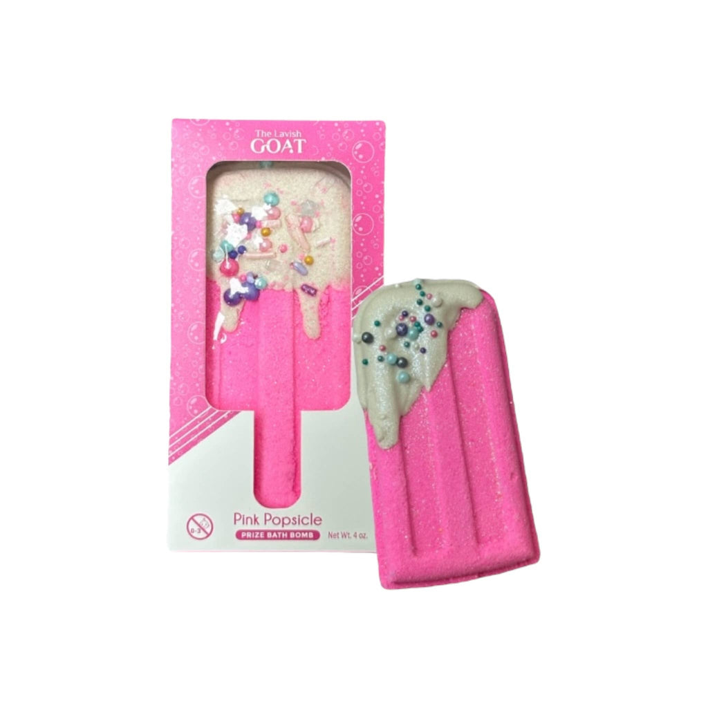 Pink Popsicle Prize Inside Bath Bomb
