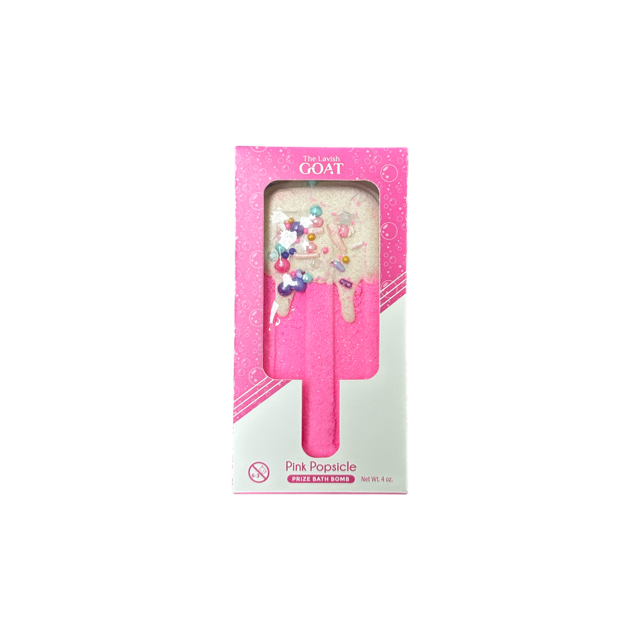 Pink Popsicle Prize Inside Bath Bomb